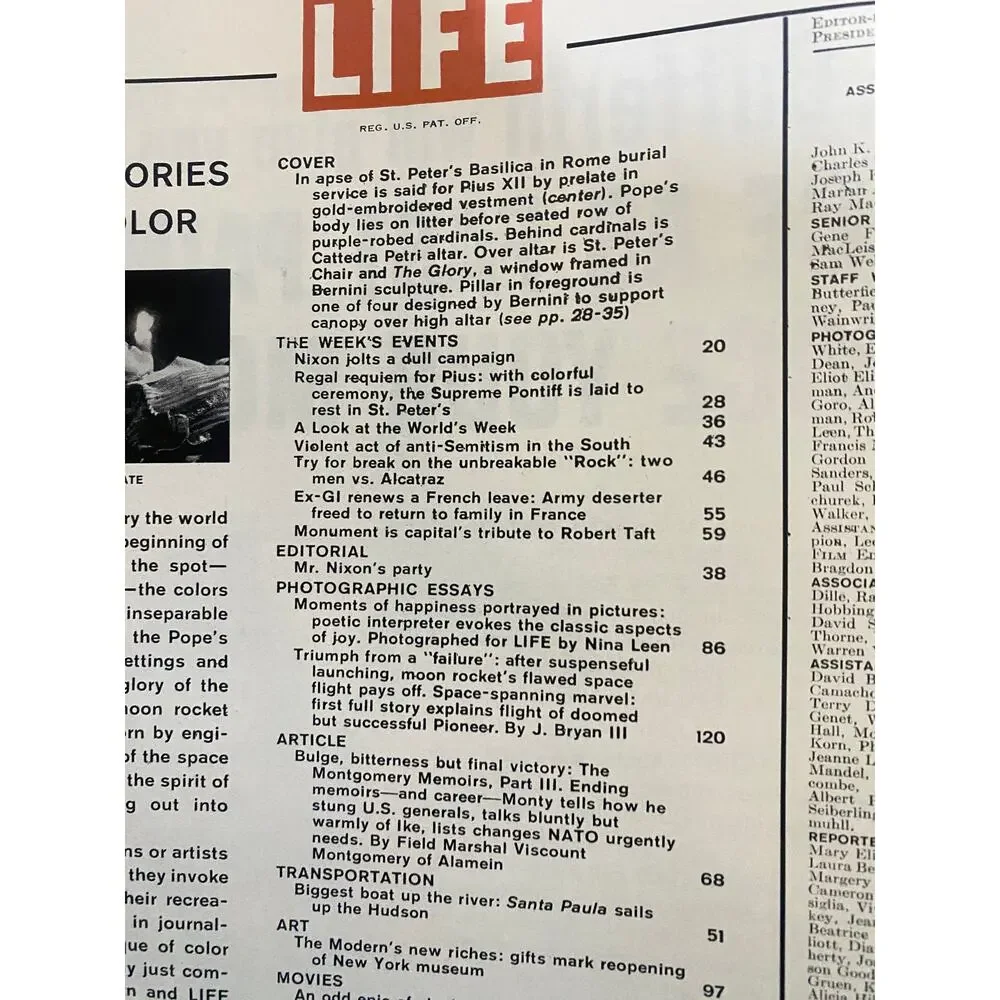 Life magazine october